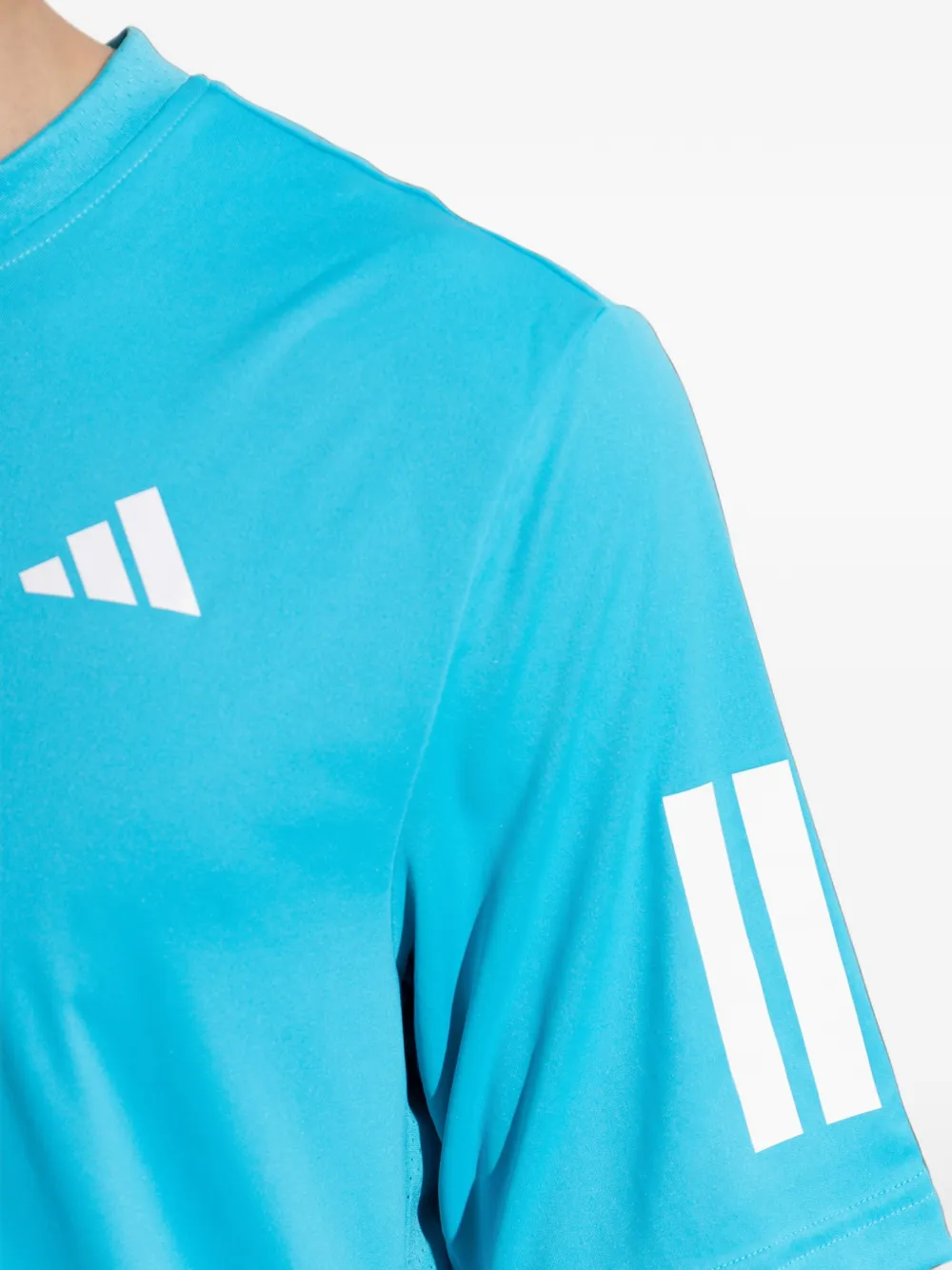 adidas Club Tennis Climacool 3-Stripes T-shirt Blauw