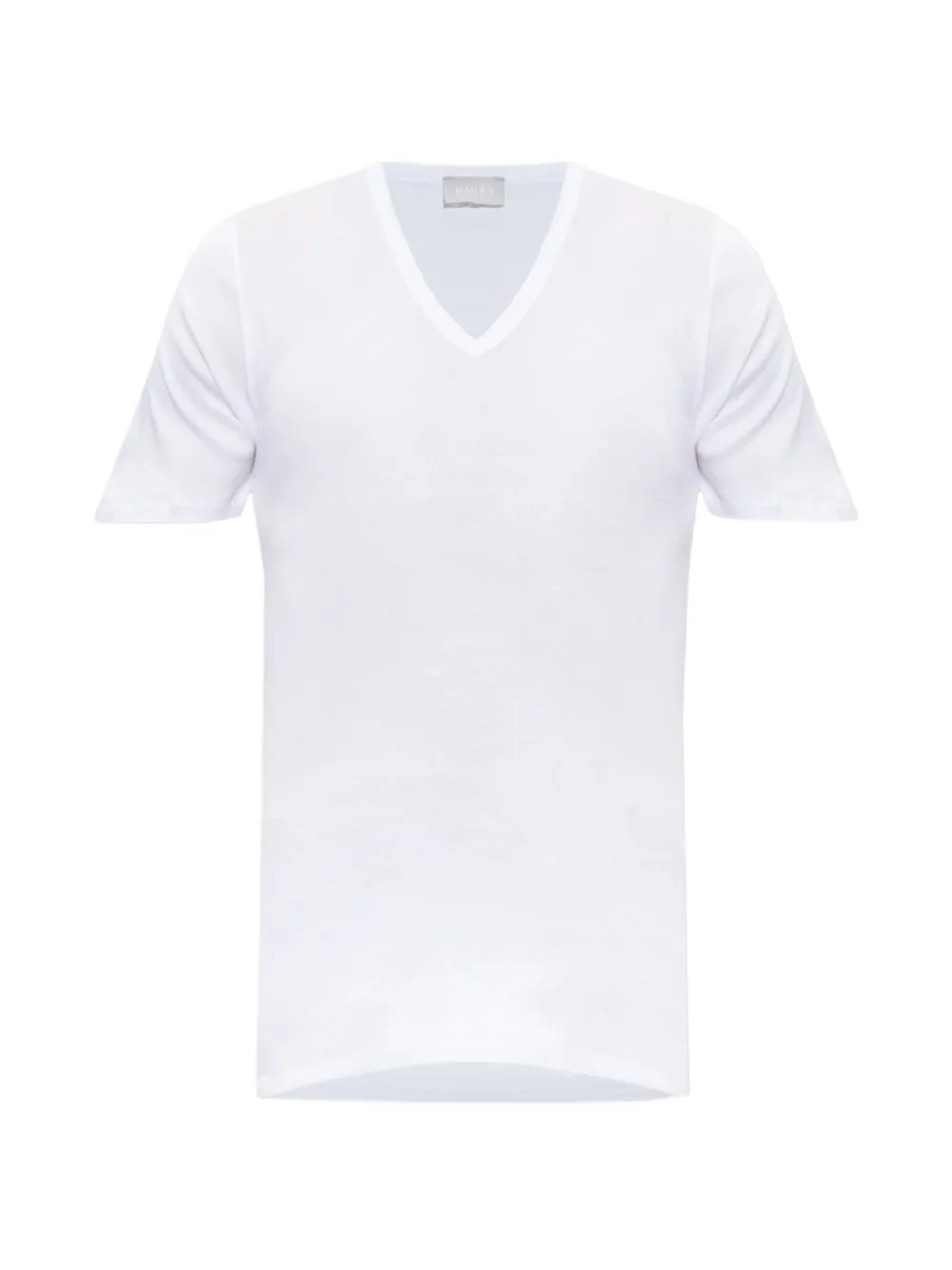 Hanro T-shirt con scollo a V - Bianco