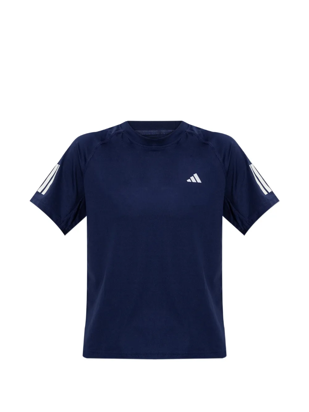 adidas logo-print raglan-sleeve T-shirt - Blue