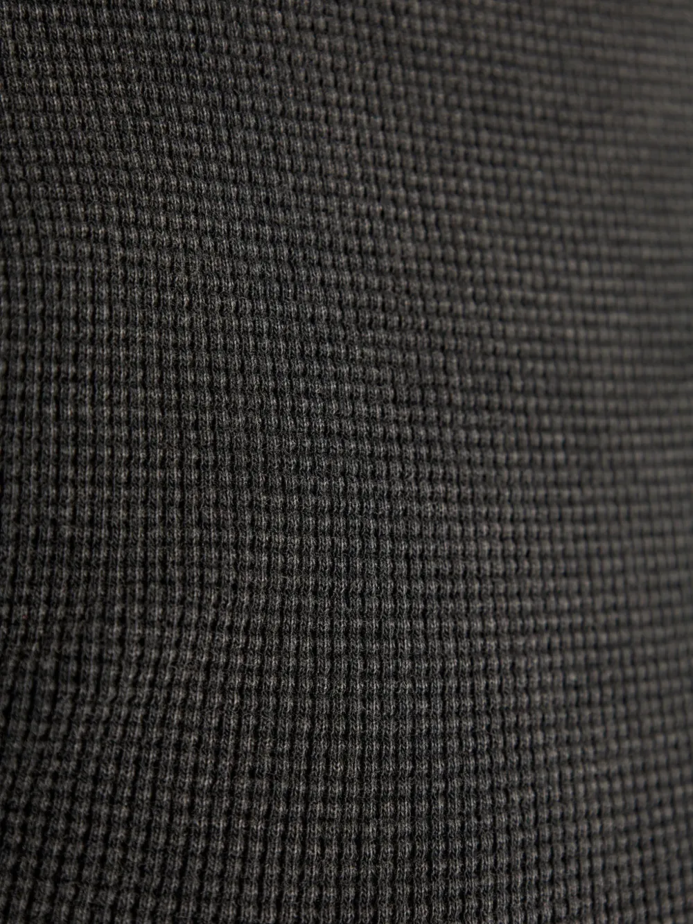 ENTIRE STUDIOS Micro-wafelgebreid T-shirt Zwart