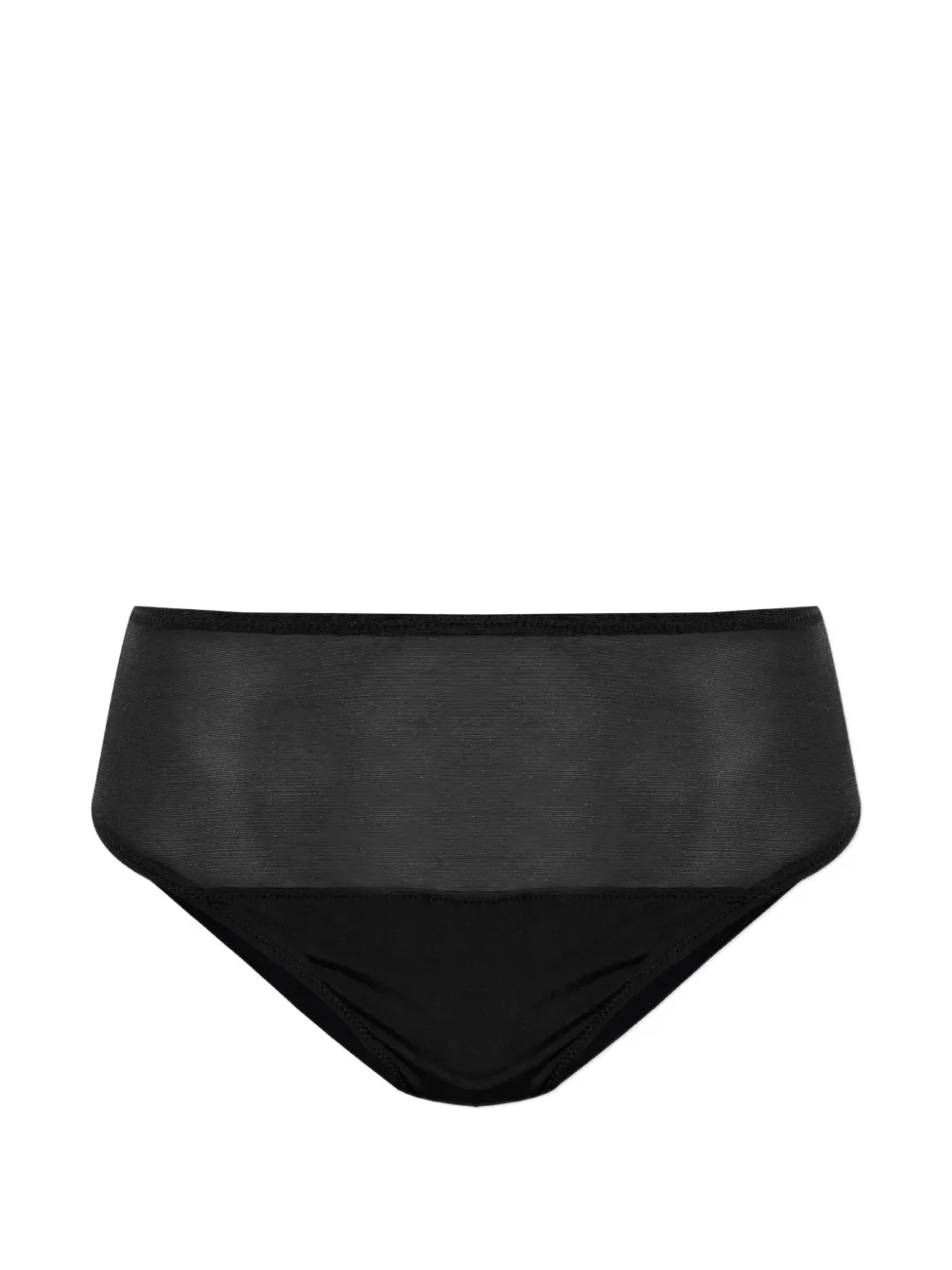 Heist Perizoma con inserti semi trasparenti - Nero