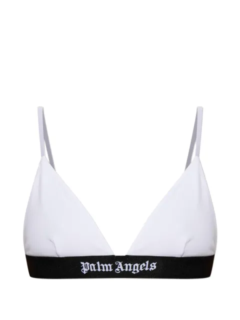 Palm Angels brasier estilo triángulo con franja del logo