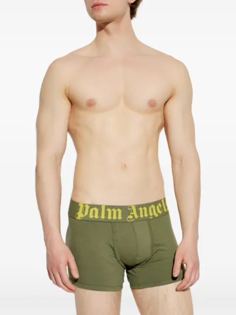 Palm Angels logo-waistband boxers set