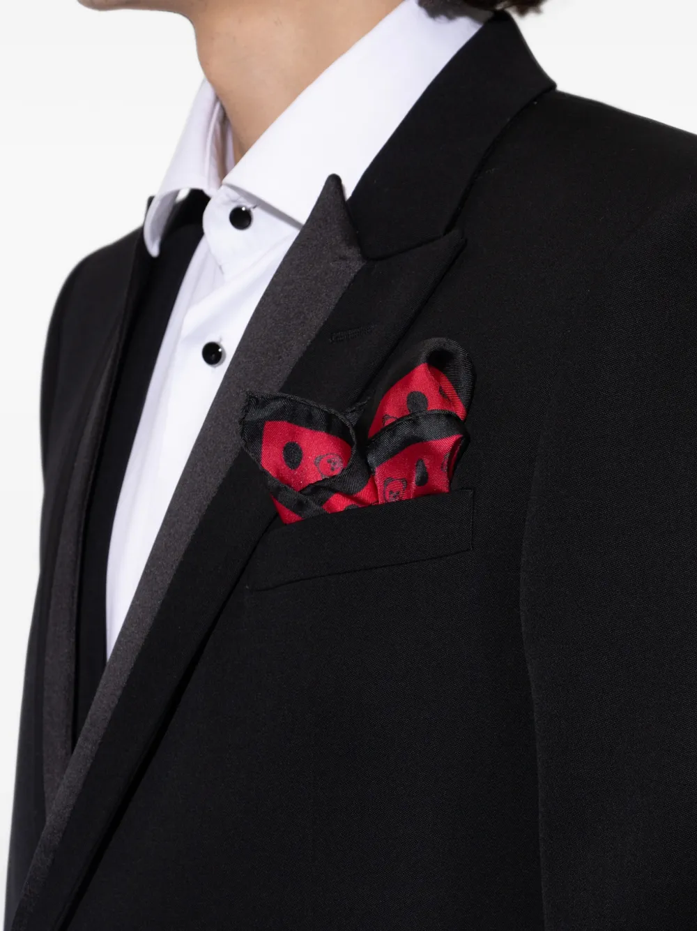 Moschino Teddy Bear pochet met stippen Rood