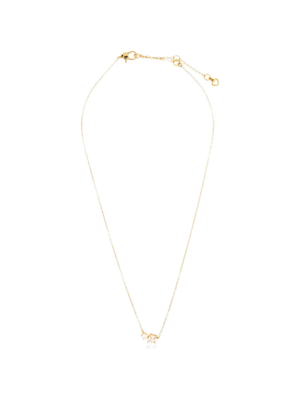 Kate Spade glass-pendant chain necklace - Oro