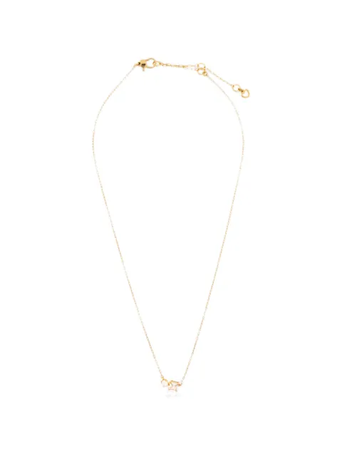 Kate Spade collar de cadena con dije de cristal