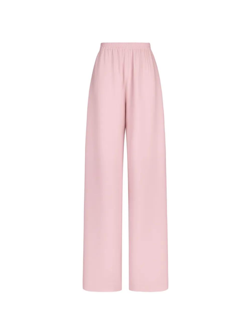 Oscar de la Renta georgette-texture wide-leg trousers - Rosa