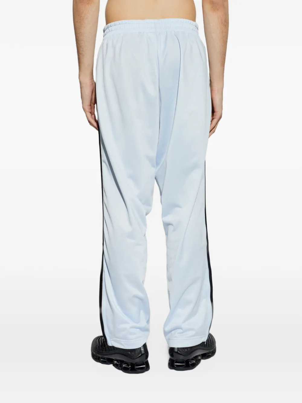 adidas embroidered-logo side-stripe track pants Blauw