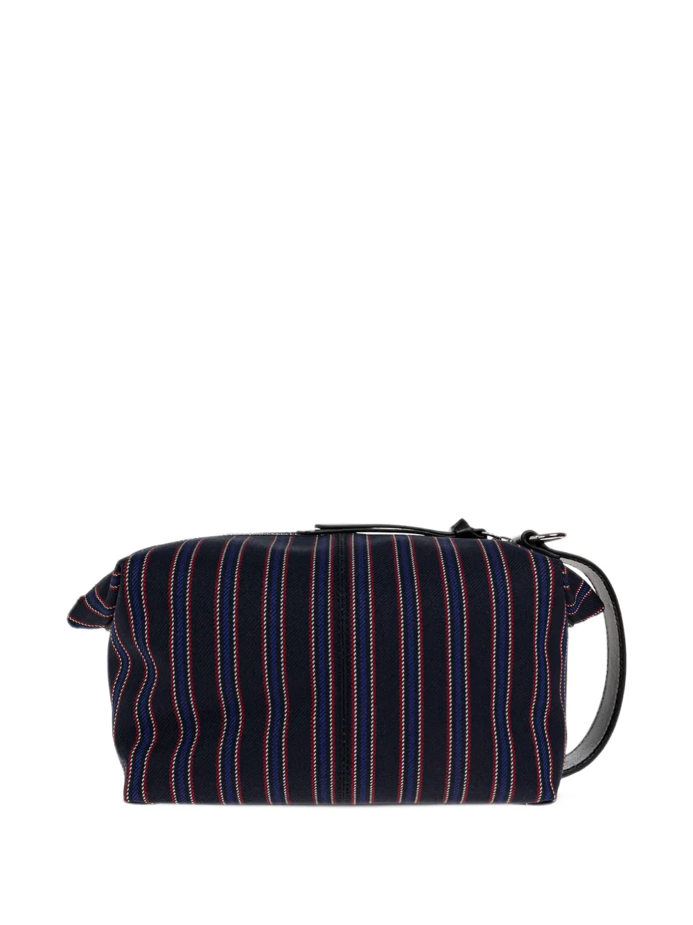 Vivienne Westwood Orb-plaque striped wash bag Blauw