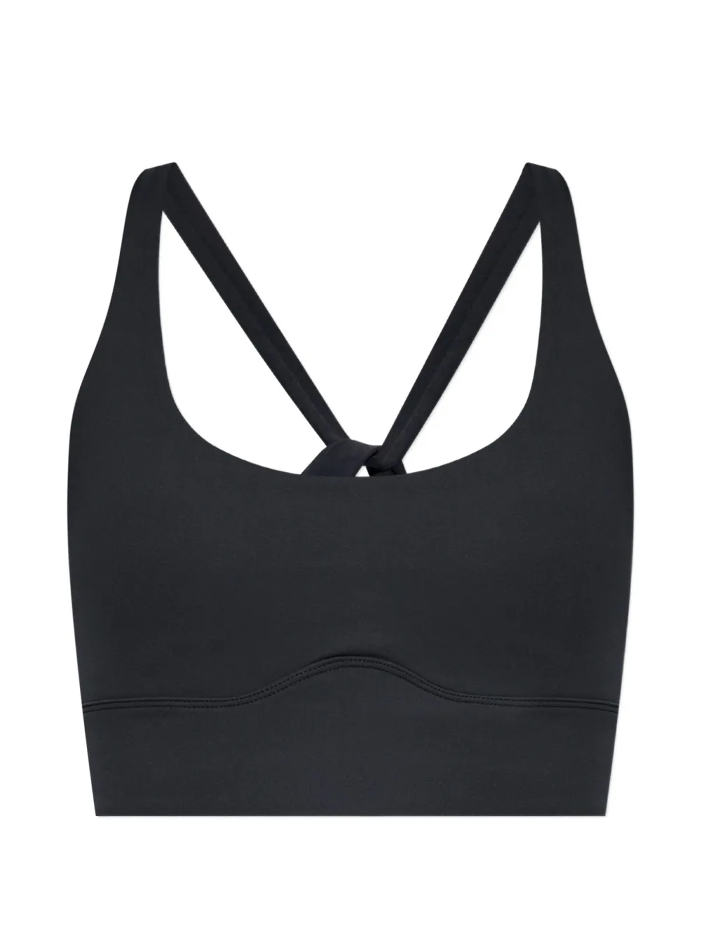 RETHINKIT STUDIOS Sienna crossover-strap training top - Schwarz