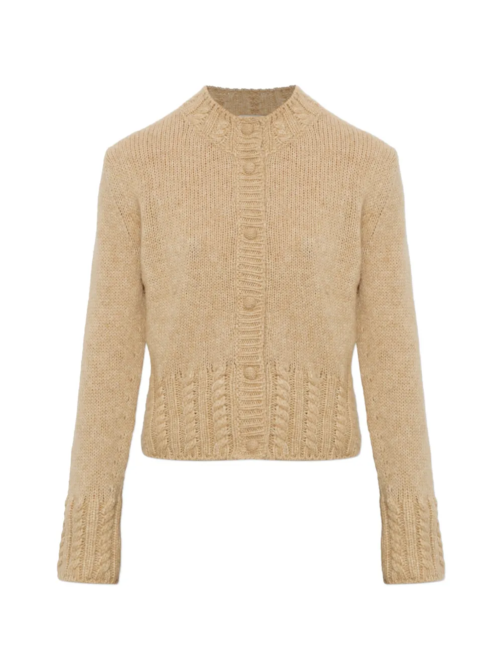 Moncler Kabelgebreid vest Beige