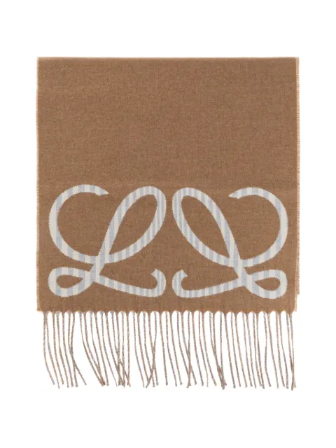LOEWE scarf in silk and cashmere