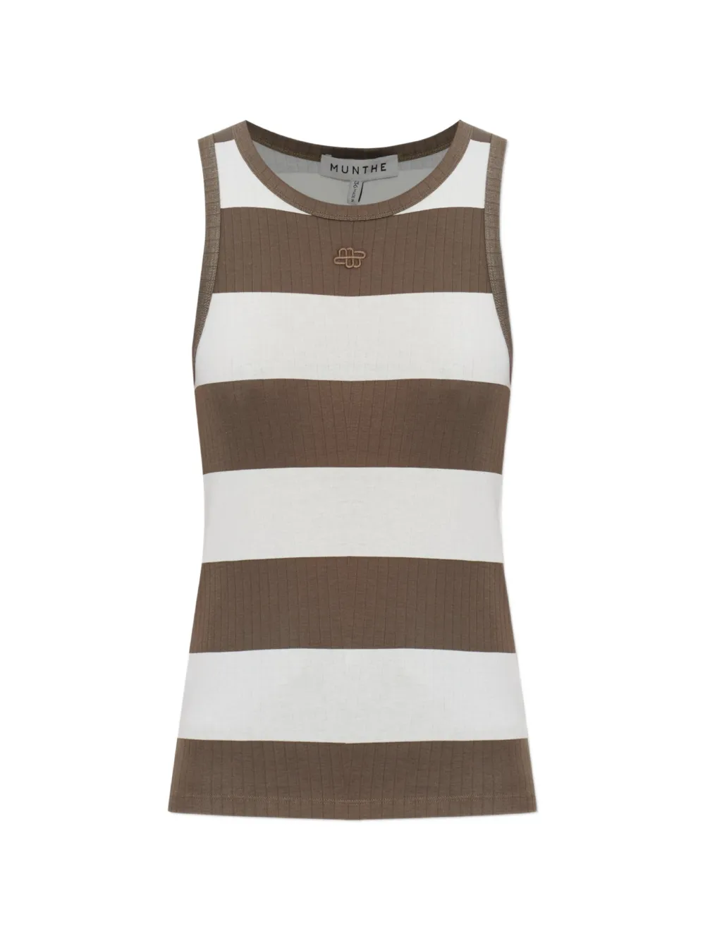 MUNTHE Tezza striped top - Marron