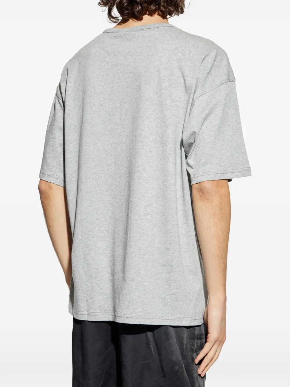 Diesel logo-print T-shirt Grijs