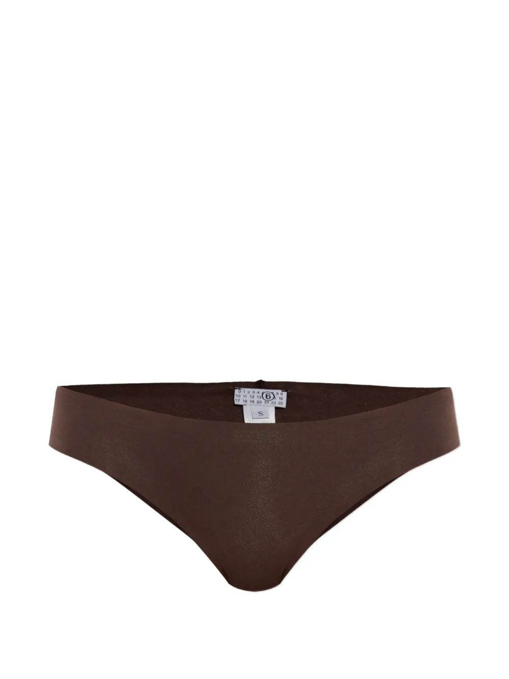 MM6 Maison Margiela seamless briefs - Braun