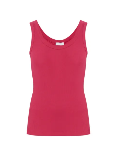Hanro camiseta tejida de canalé