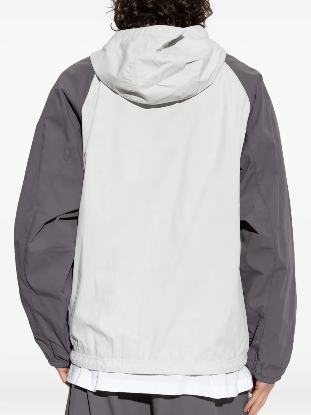 Balenciaga technical tracksuit jacket in light grey Grijs