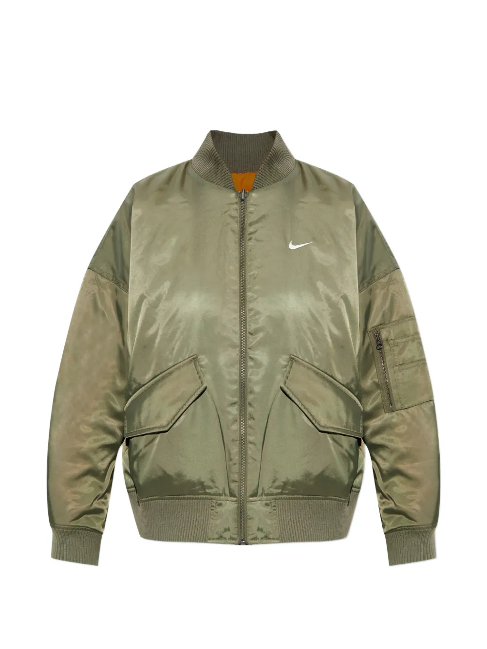 Nike reversible logo-embroidered bomber jacket - Grün