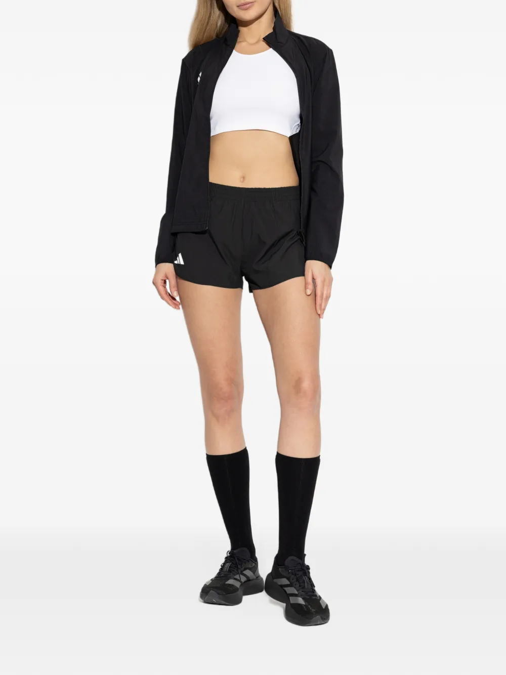 adidas Adizero Essentials running jacket Zwart