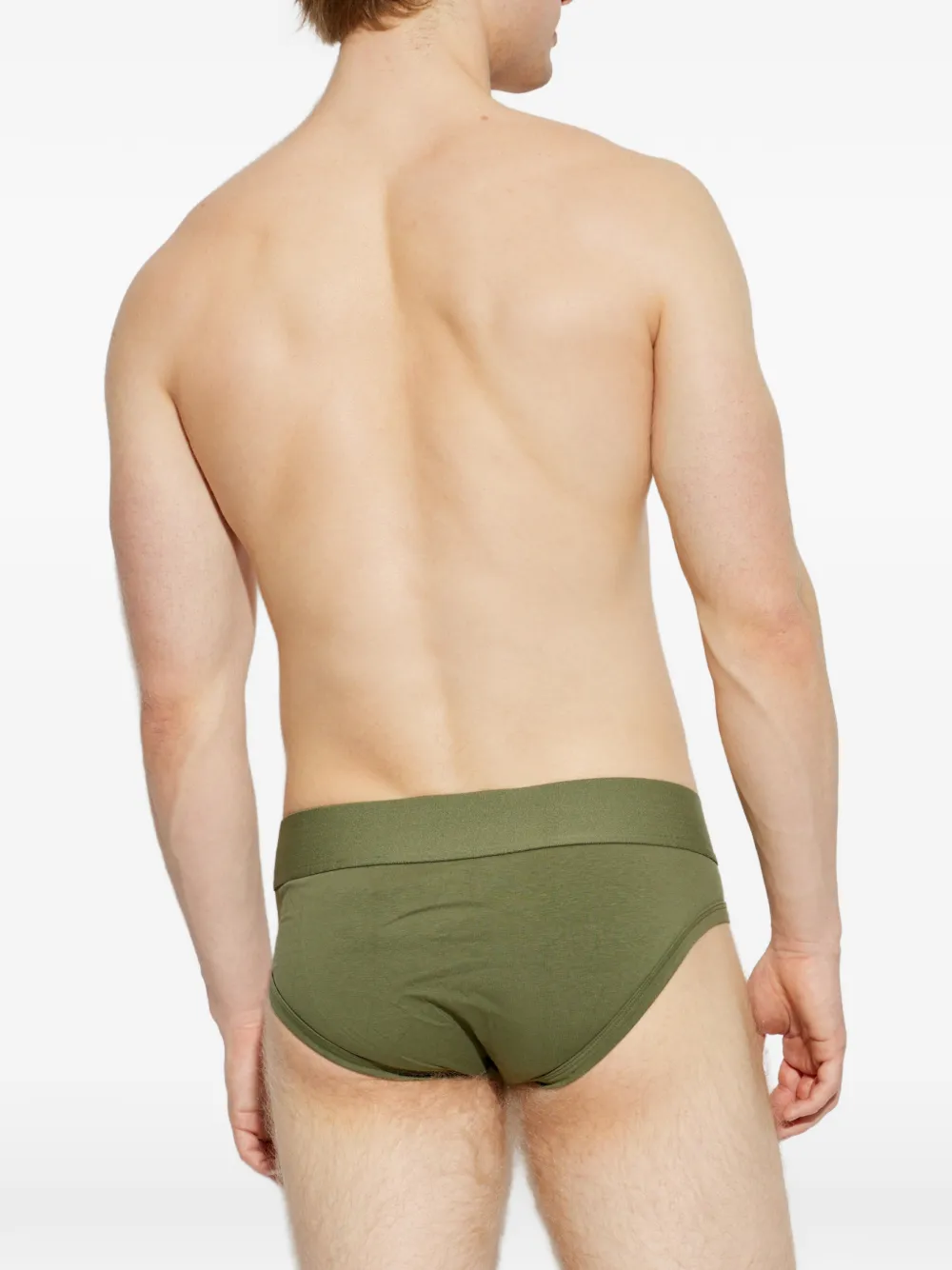 Palm Angels Twee slips met logoband Groen