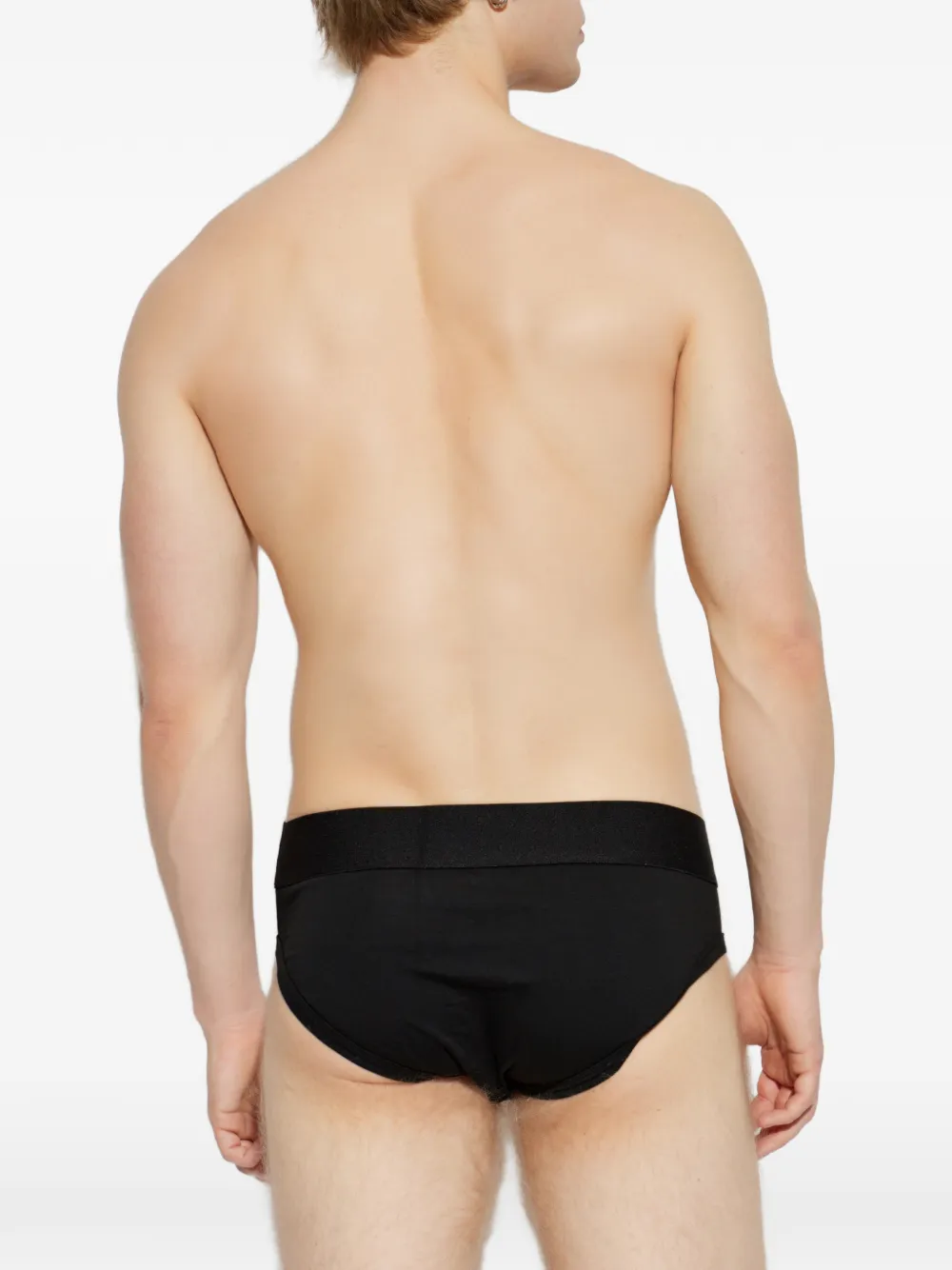 Palm Angels Drie boxershorts met logoband Zwart