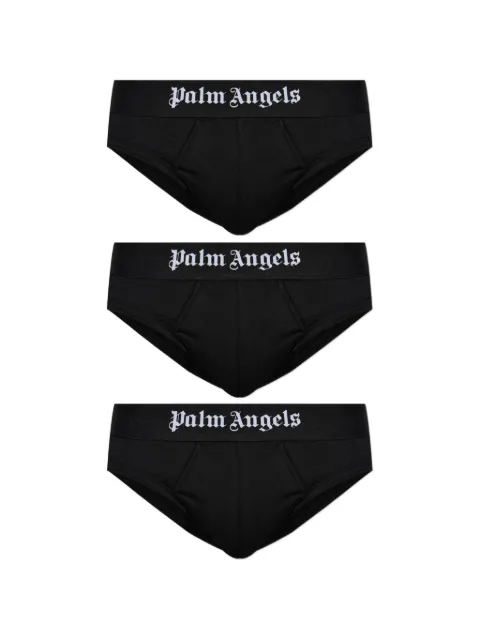 Palm Angels ropa interior con logo en la pretina (pack de 3)