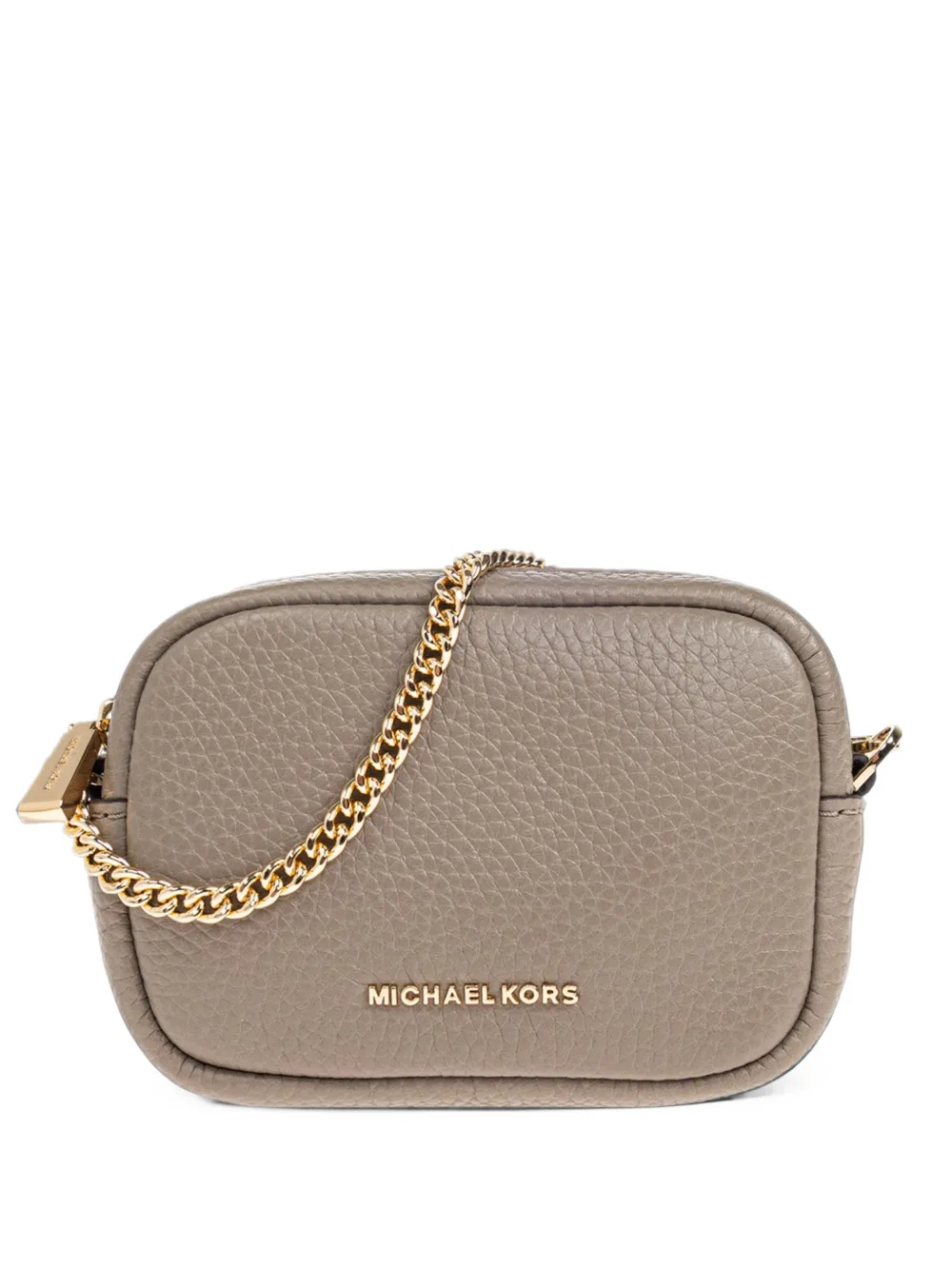 Michael Kors Bryant leather bag charm Grijs
