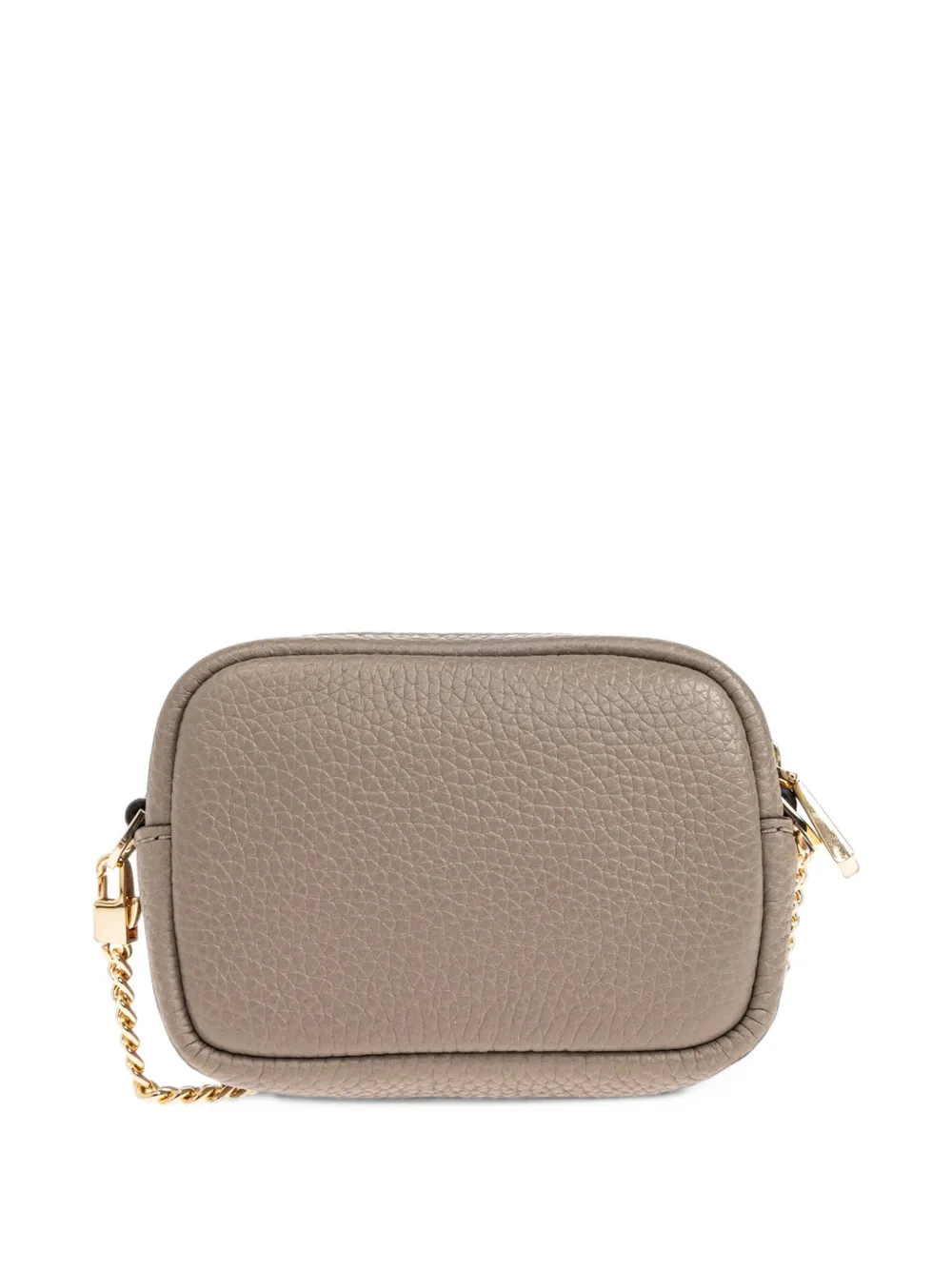 Michael Kors Bryant leather bag charm Grijs