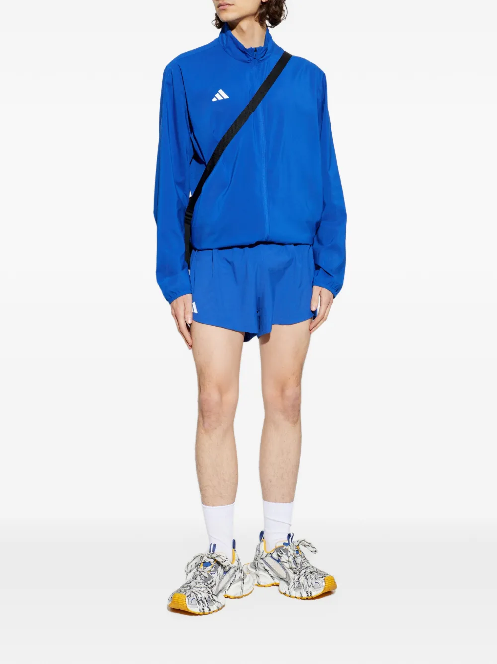 adidas stand-up-collar sweatshirt Blauw