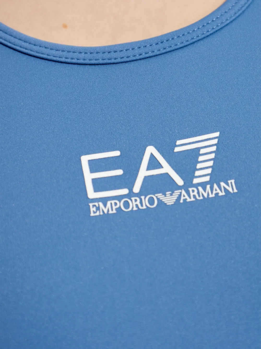 Ea7 Emporio Armani Top met racerback Blauw