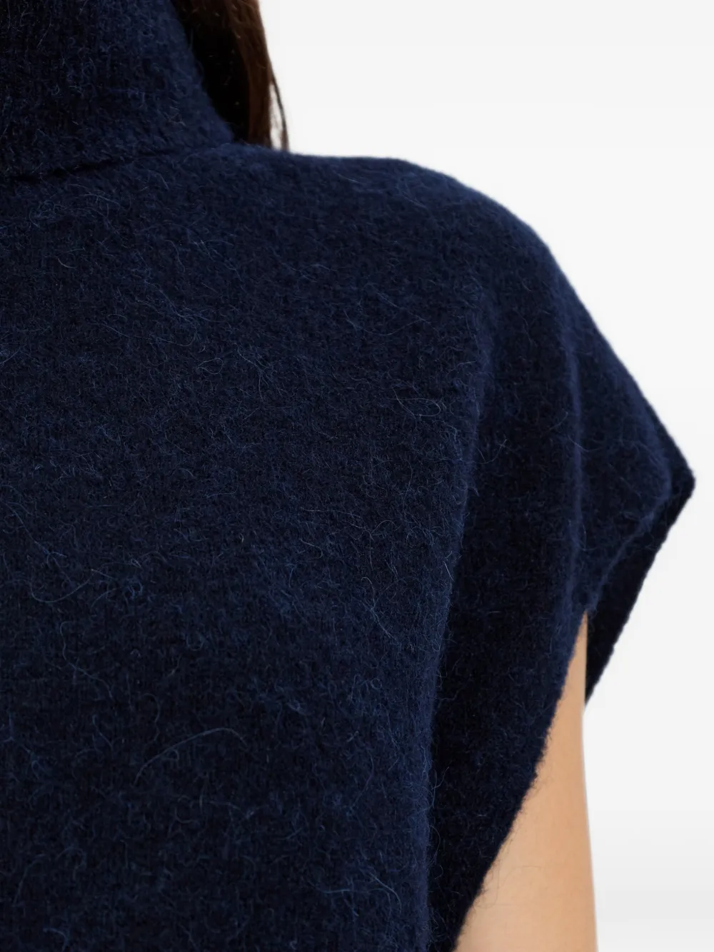 Gestuz Gzalpha roll-neck sweater Blauw