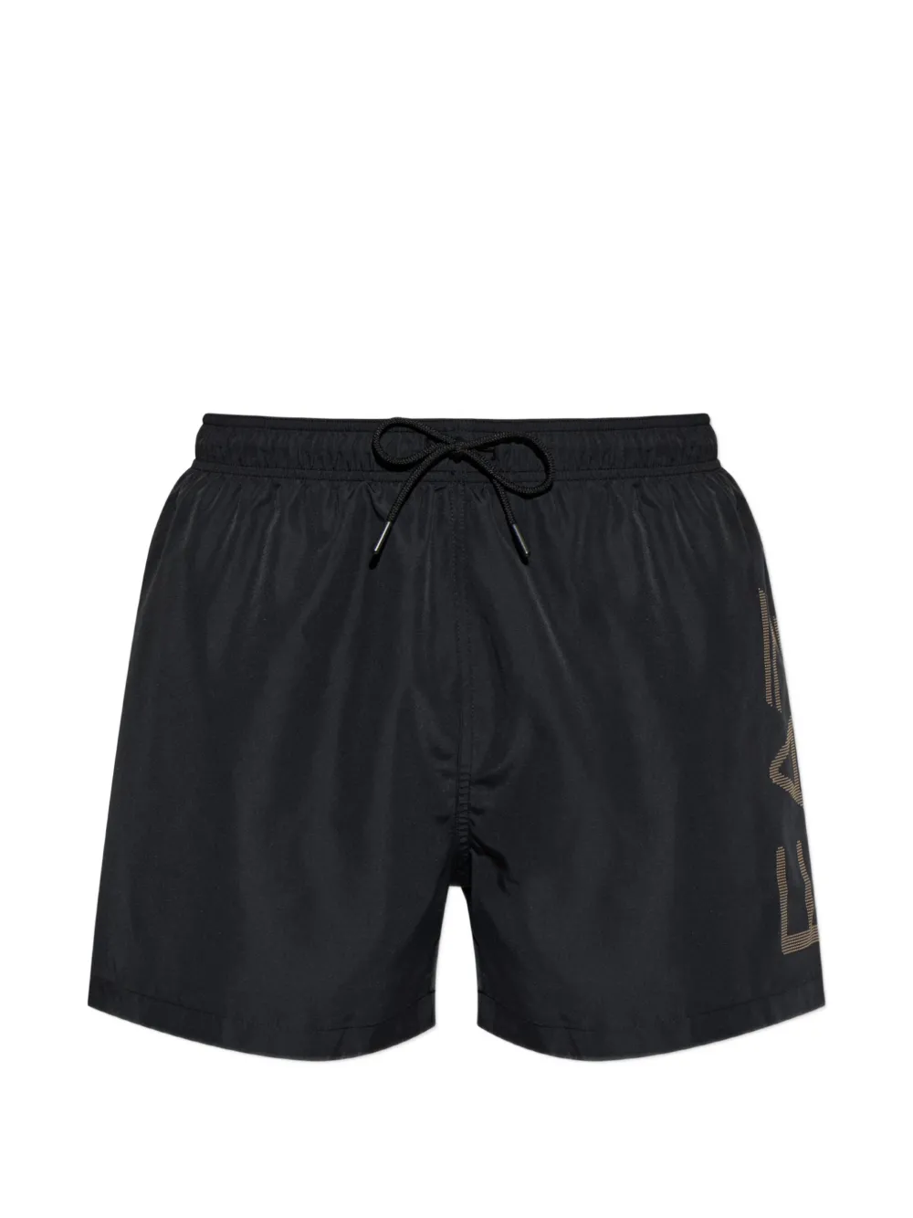Ea7 Emporio Armani Costume da bagno con stampa - Nero