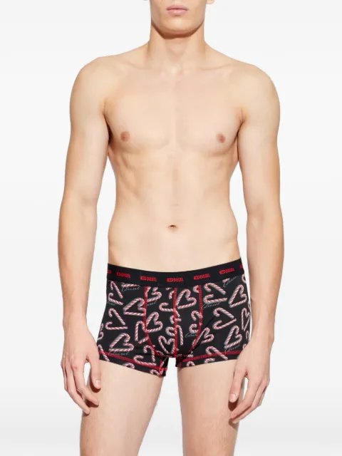 Diesel candy cane-print boxers