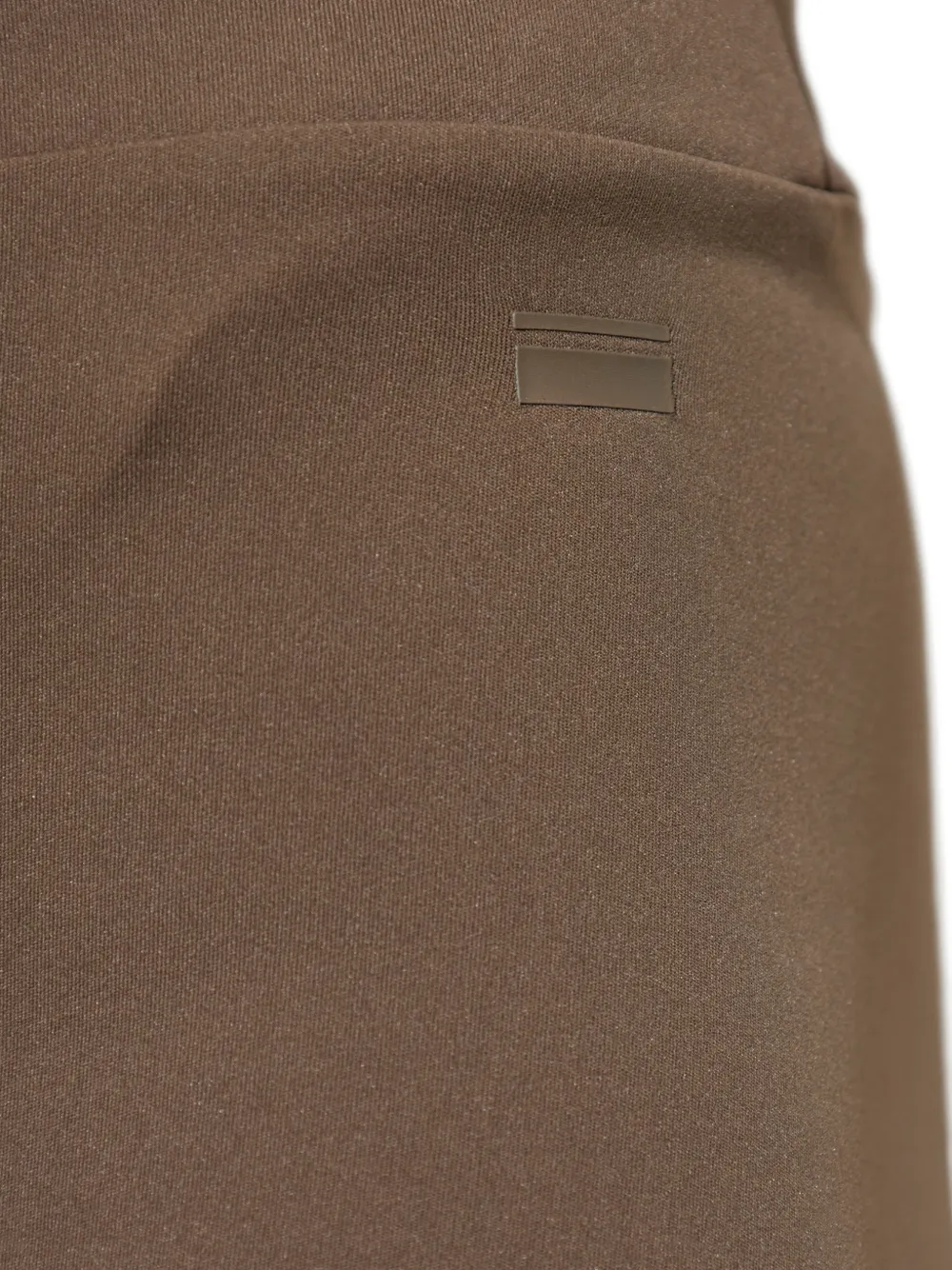 RETHINKIT STUDIOS Fietsshorts met logo-reliëf Bruin