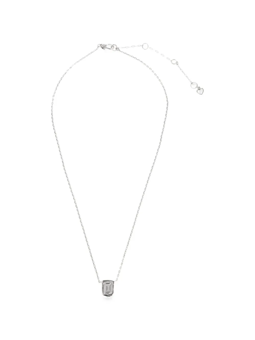 Kate Spade zirconia-pendant necklace - Argento