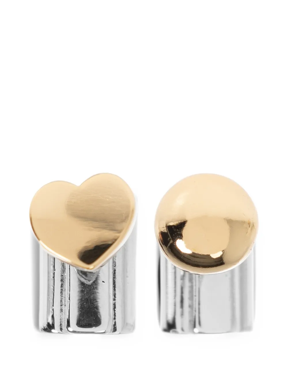 Kate Spade mismatched heart earrings - Gold