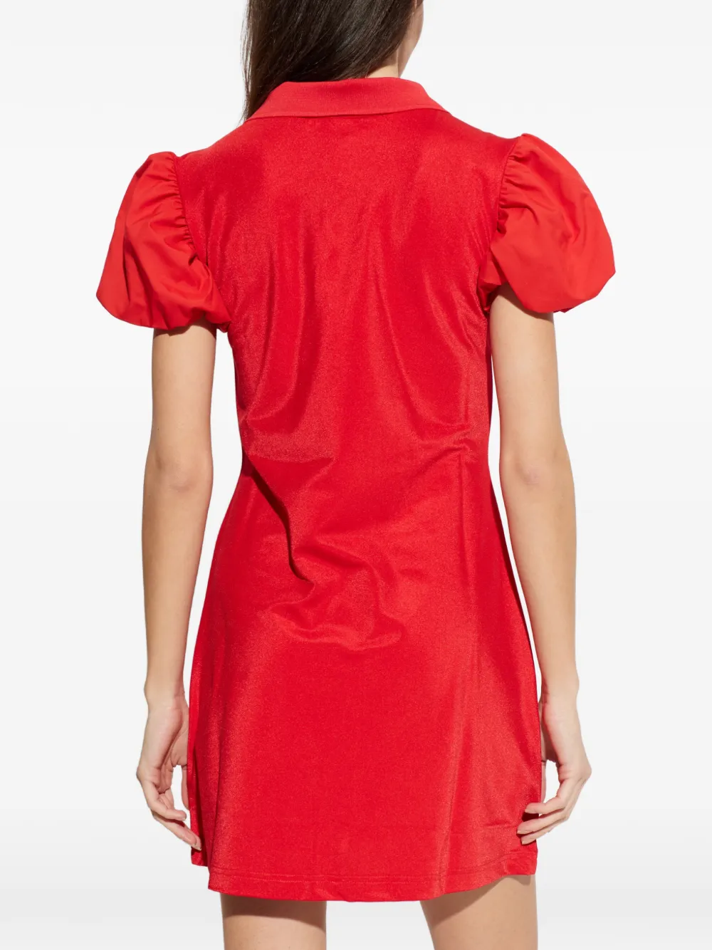 adidas dress with balloon sleeves Rood