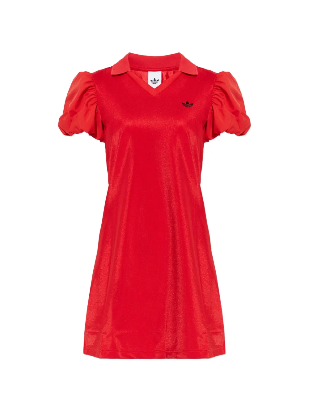 adidas dress with balloon sleeves Rood