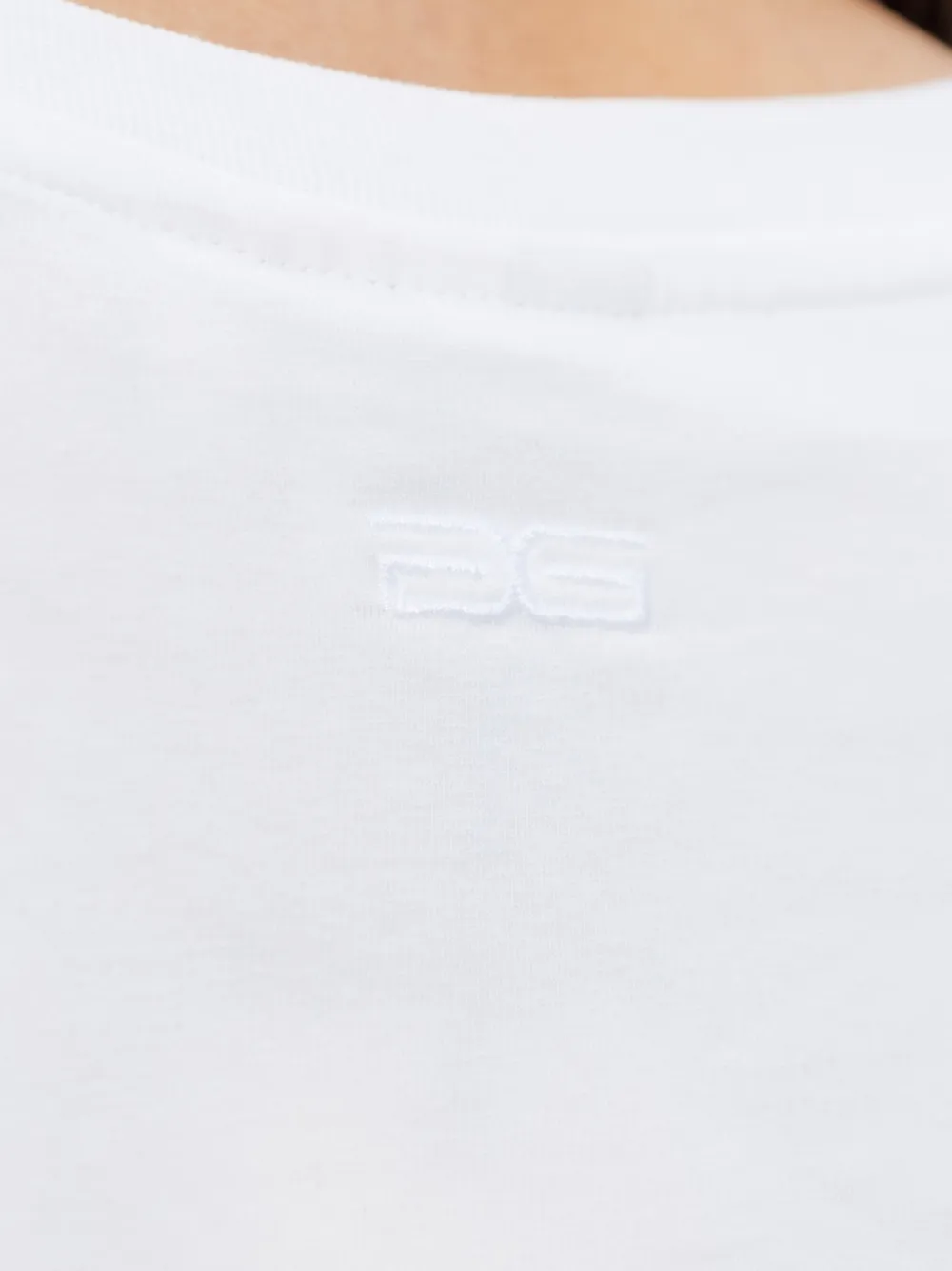 Gestuz Gztima T-shirt met verlaagde schouders Wit
