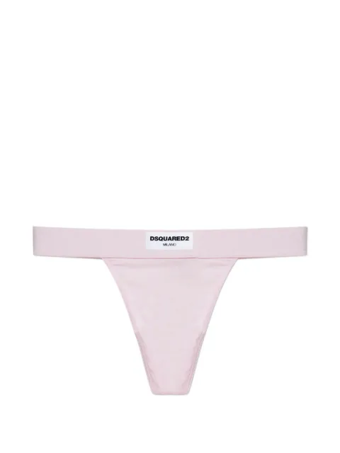 DSQUARED2 logo-patch thong
