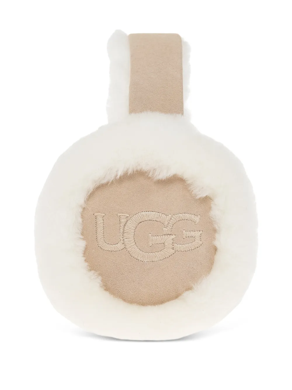 UGG Leren oorwarmers Wit