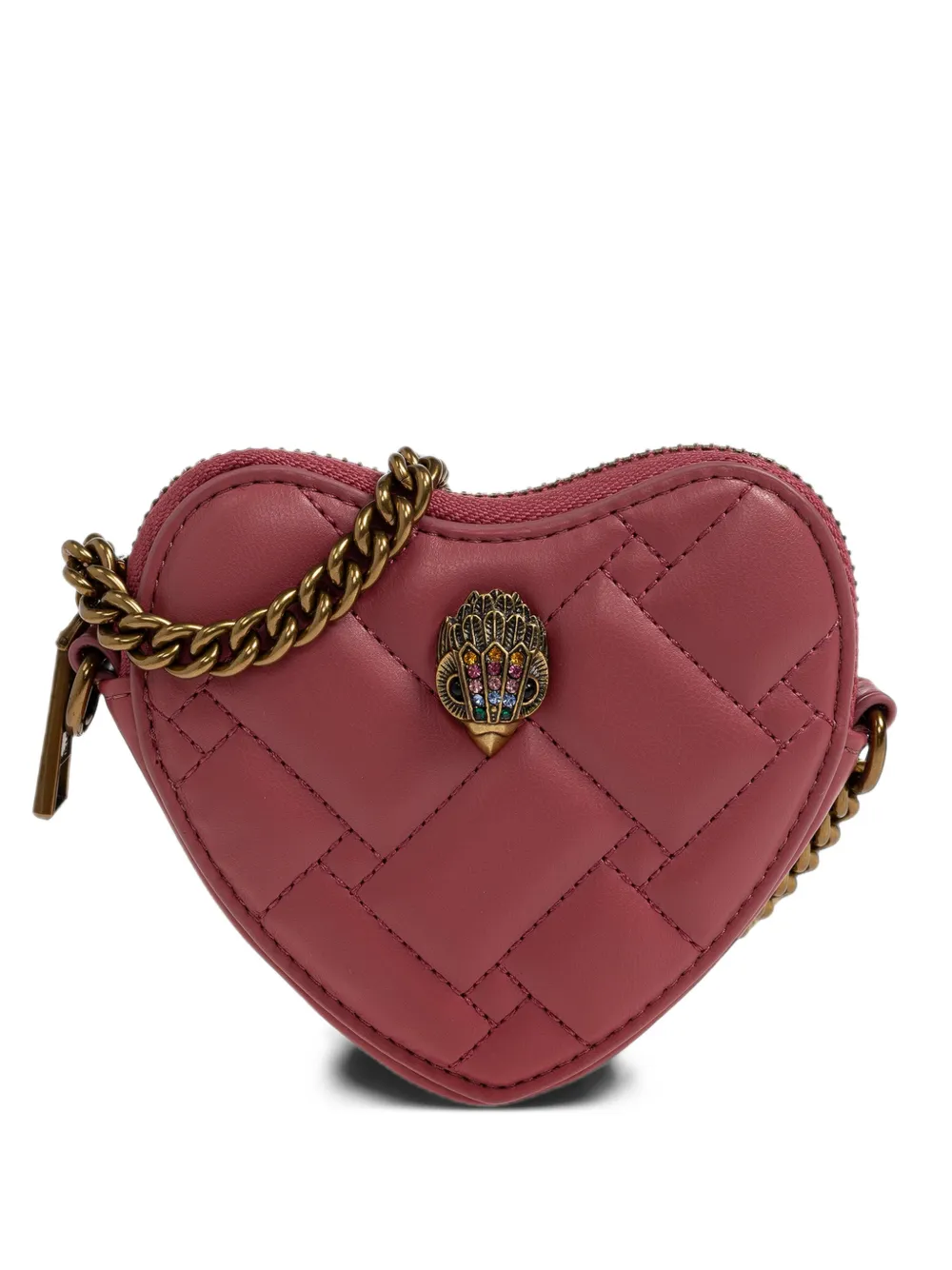 Kurt Geiger London quilted mini crossbody bag - Rosa