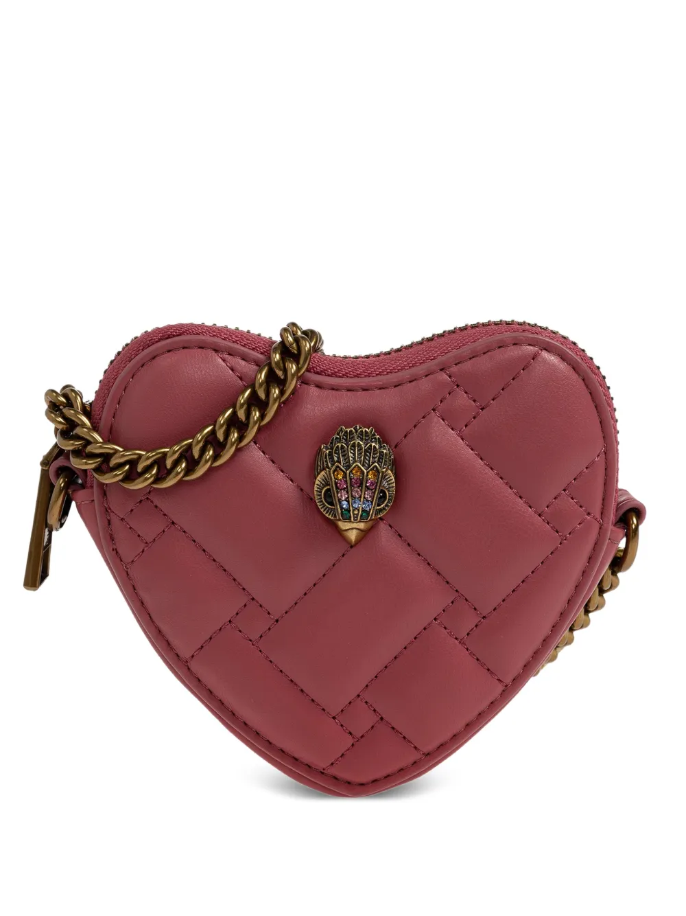 Kurt Geiger London quilted mini crossbody bag - Rosa