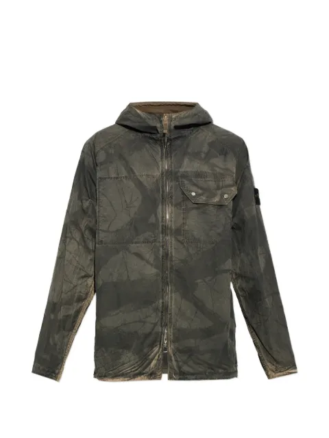 Stone Island sobrecamisa con motivo militar