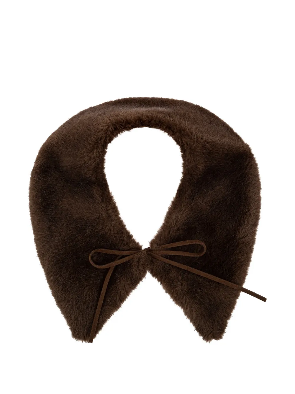 By Malene Birger Cowie faux-fur collar - Braun