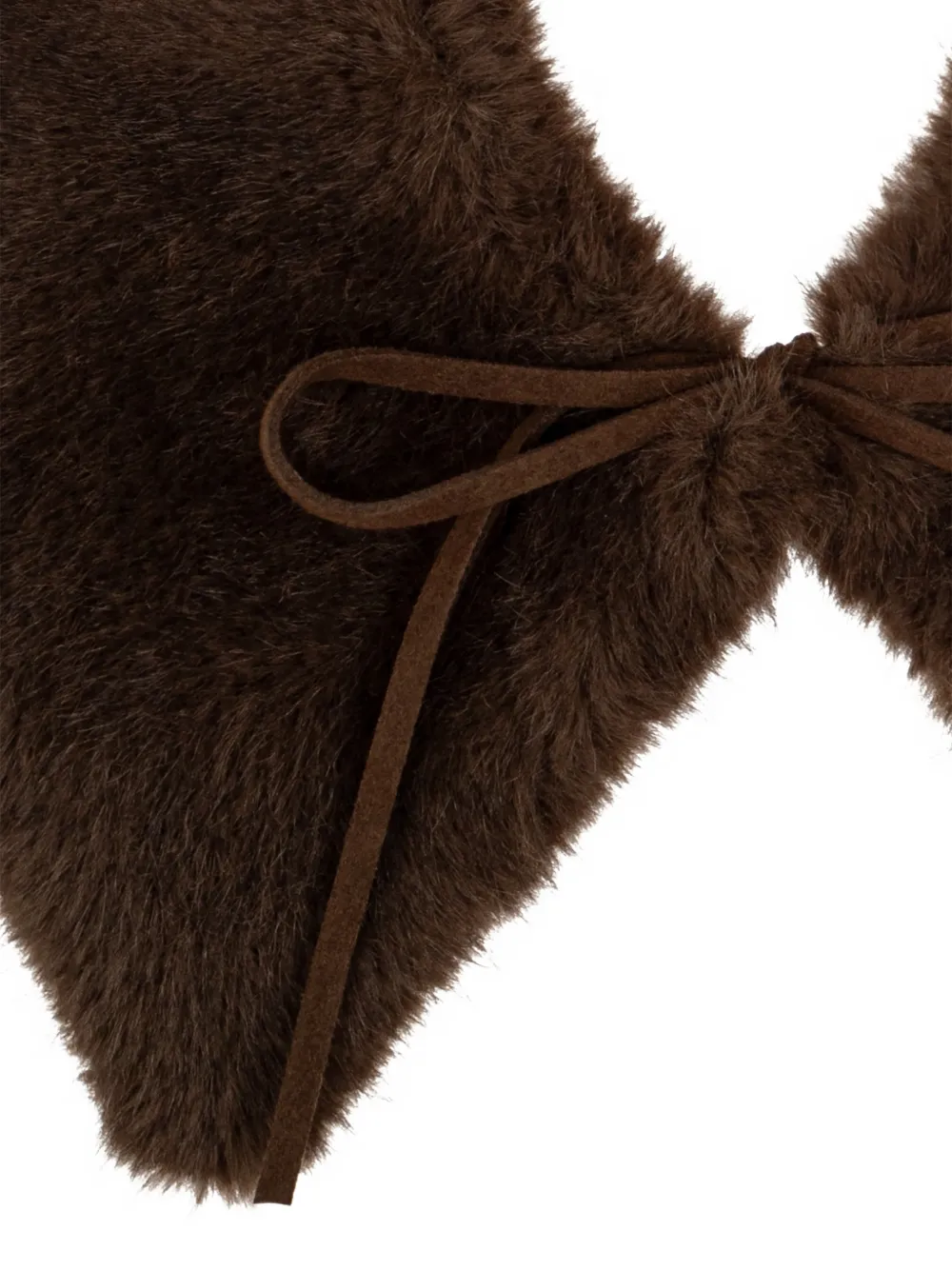 By Malene Birger Cowie faux-fur collar Bruin