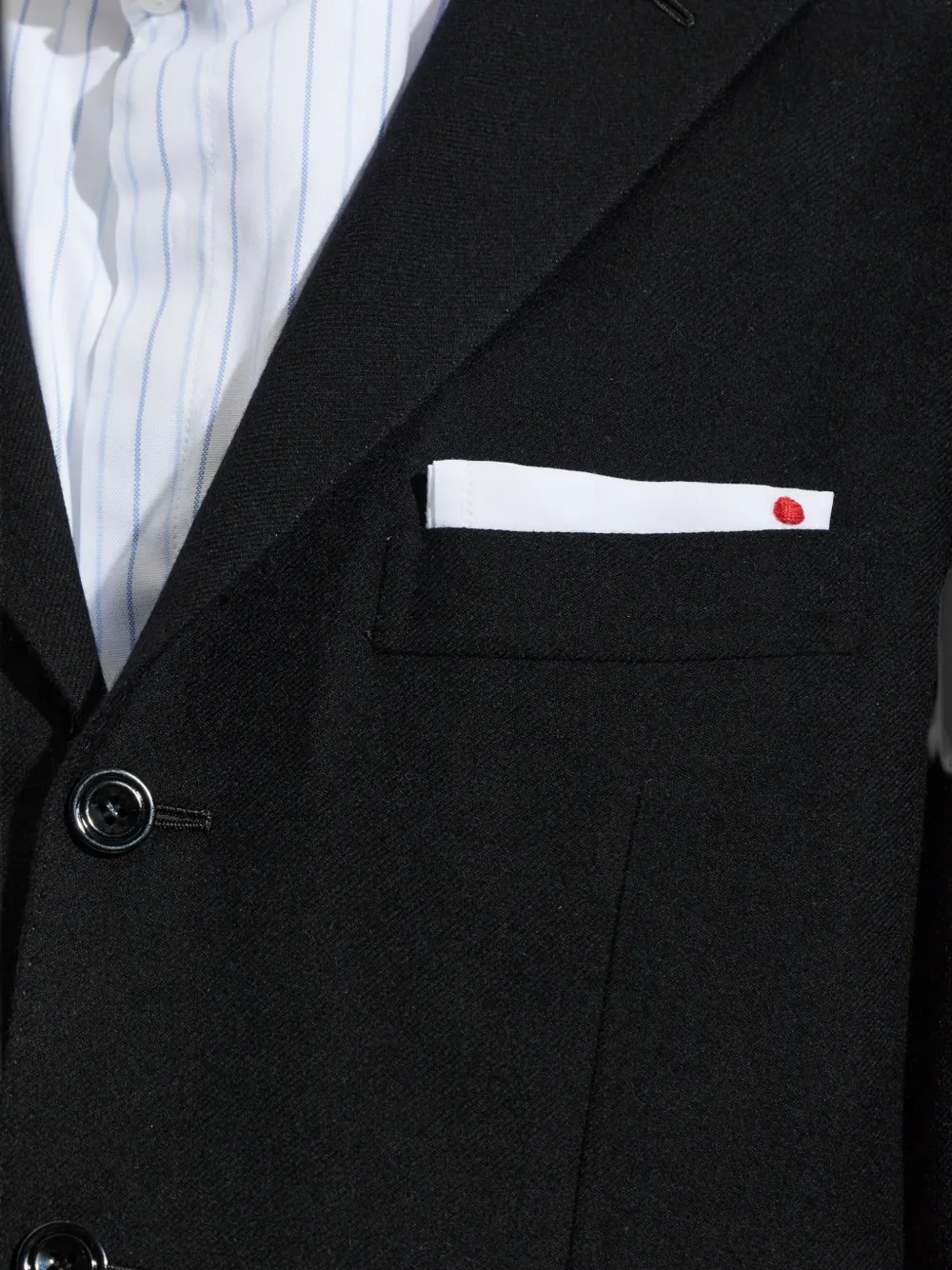 Kiton cashmere blazer Zwart