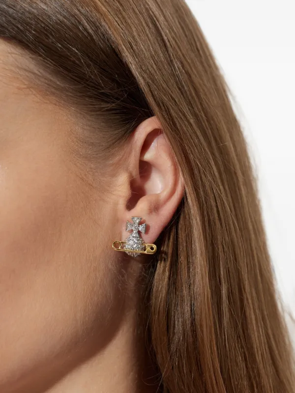 アクセサリー  Orb earrings one ear Vivienne Westwood Hectorina Orb Earrings | Silver | FARFETCH