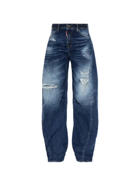 DSQUARED2 loose Twst distressed-effect jeans