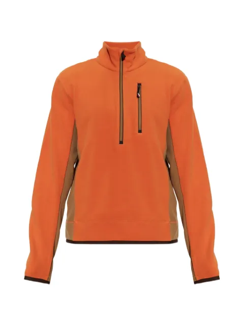 Moncler Grenoble half-zip panelled sweater